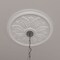 Ekena Millwork Kaya Ceiling Medallion (Fits Canopies up to 5 1/4"), 23 5/8"OD x 1 1/2"P, Primed White CM23KA - alternate 5